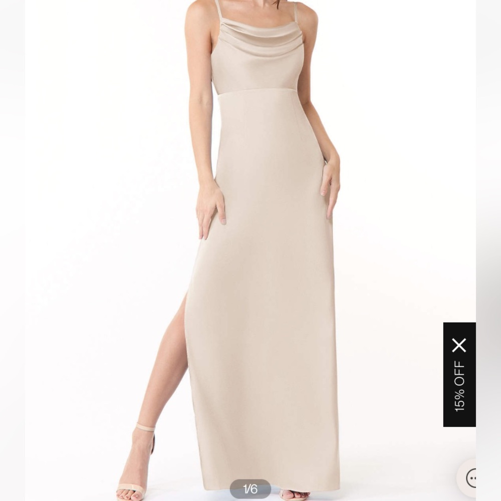 Azazie Esmee Stretch Satin Dress